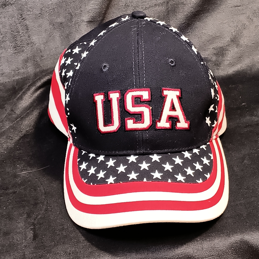Usa Flag Pattern Baseball Cap - image 1